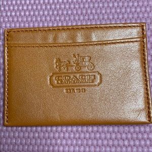 Orange card holder